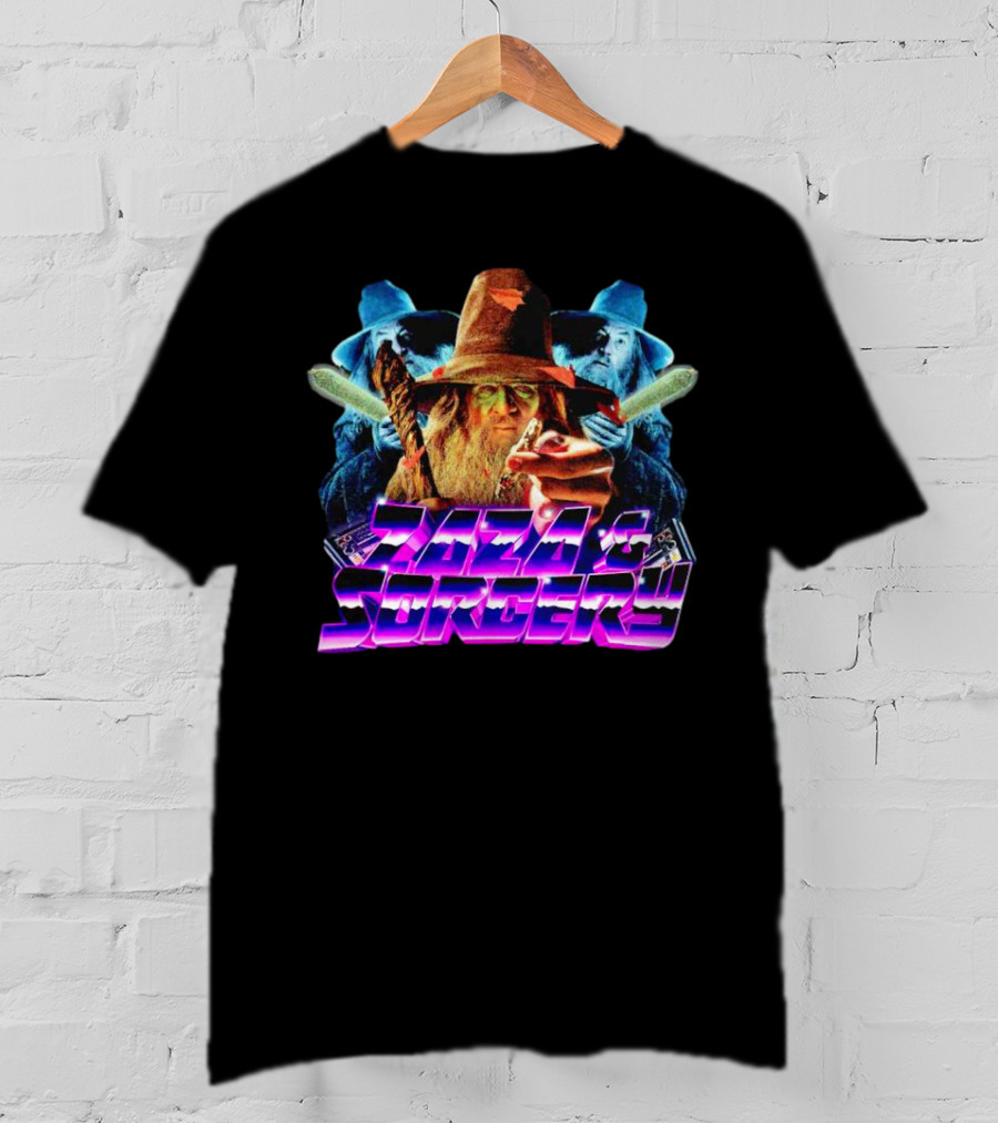 Zaza And Sorcery Retro Fantasy Wizards Trio T-Shirt