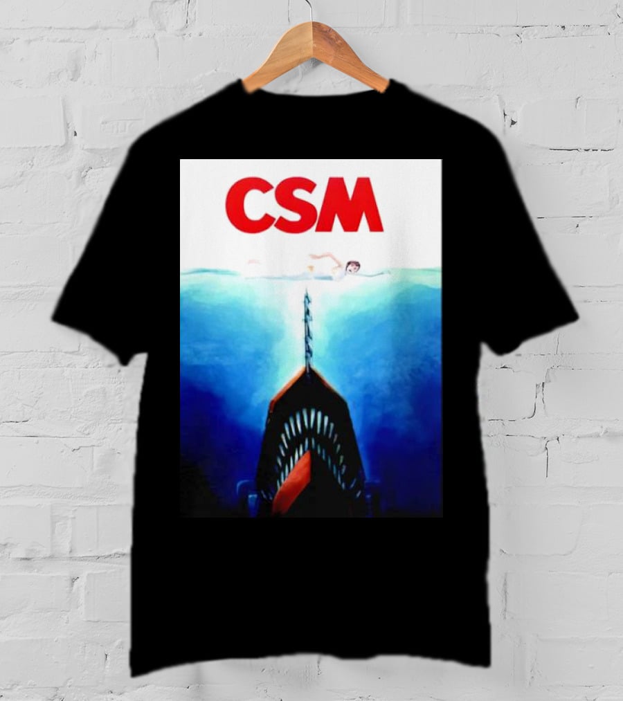 CSM Jaws Blu-Ray Parody Swim Danger T-Shirt