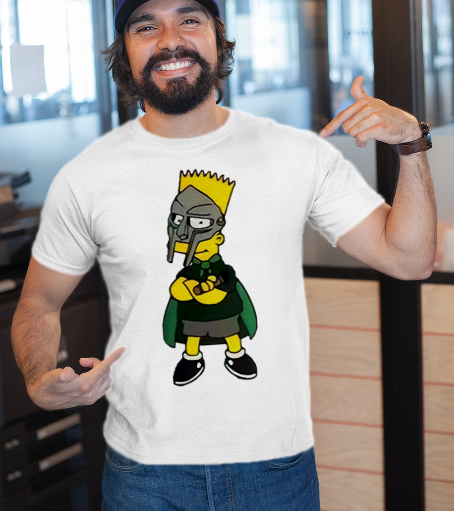 Mf Doom Bart Simpson Mask Crossover Collaboration T-Shirt