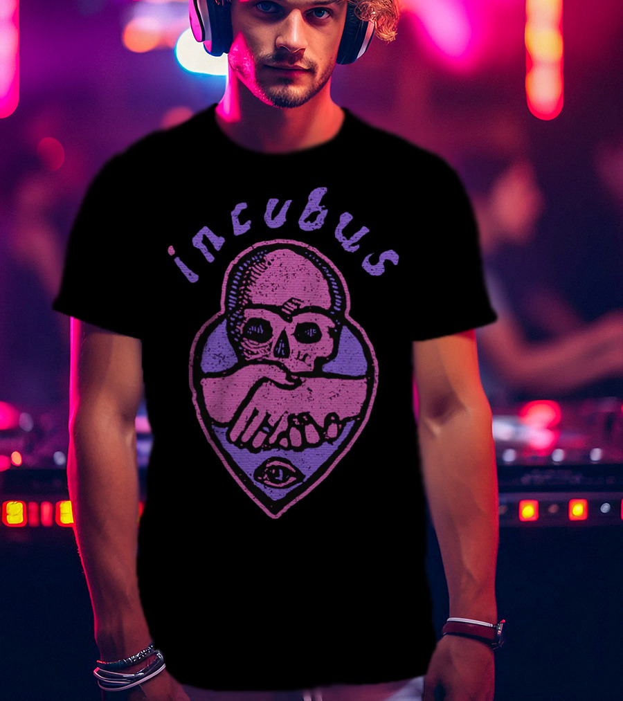 Incubus Skull Handshake T-Shirt