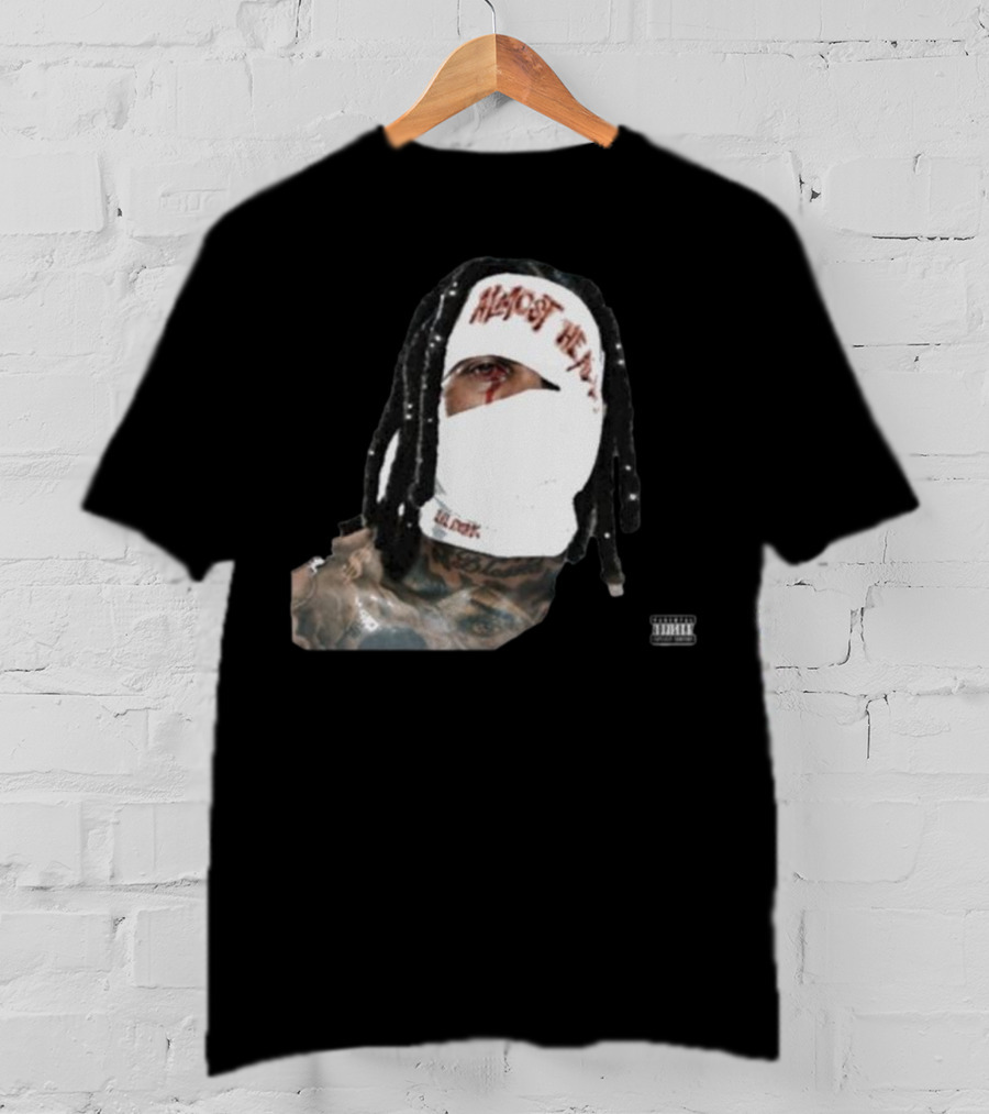 Almost Healed Lil Durk Explicit Content Masked Face T-Shirt