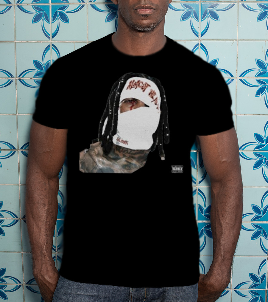 Almost Healed Lil Durk Explicit Content Masked Face T-Shirt