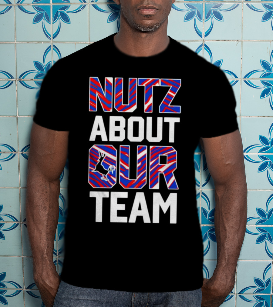 Wingnuts Nutz About Our Team Buffalo Stripes T-Shirt