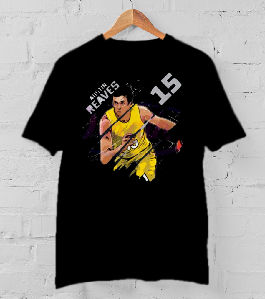 Austin Reaves 15 Los Angeles Lakers Basketball Player T-Shirt