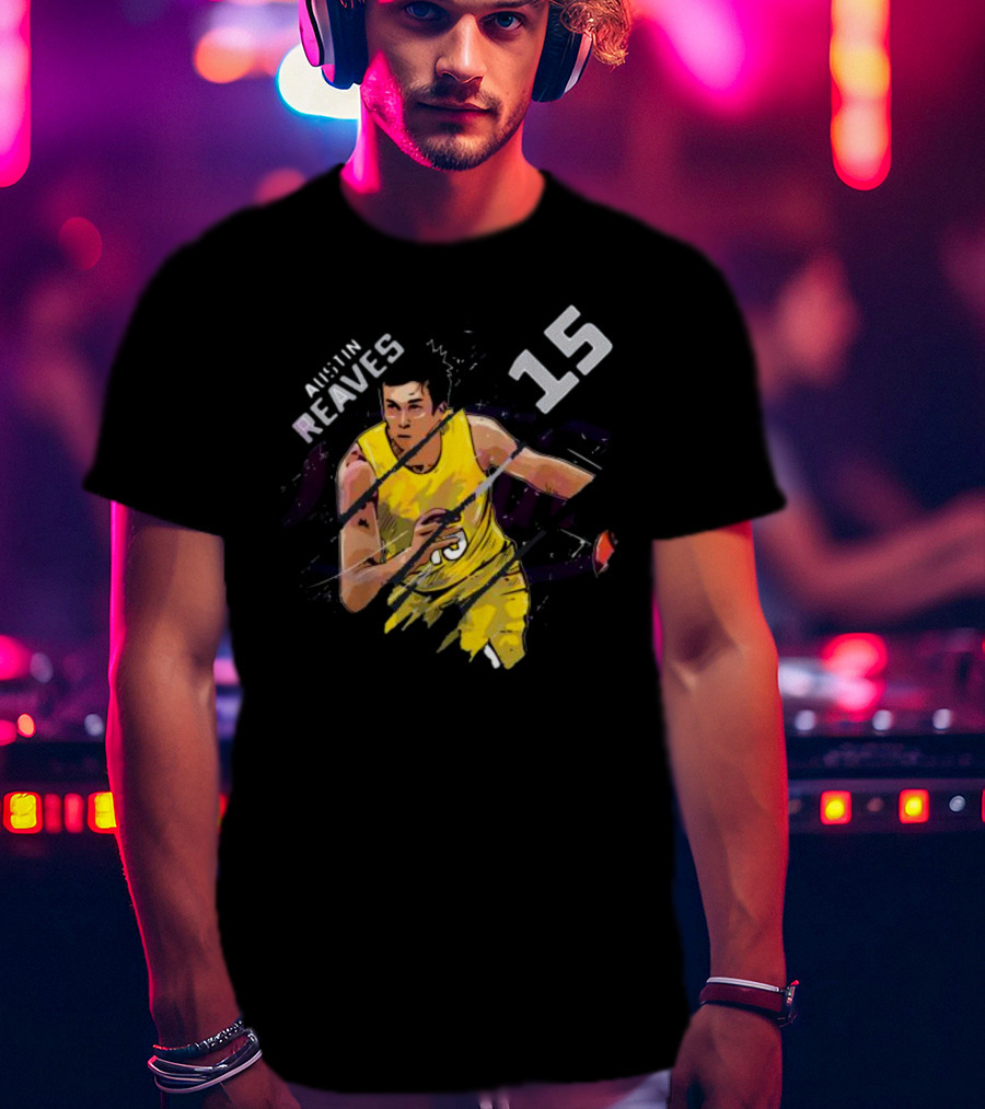Austin Reaves 15 Los Angeles Lakers Basketball Player T-Shirt