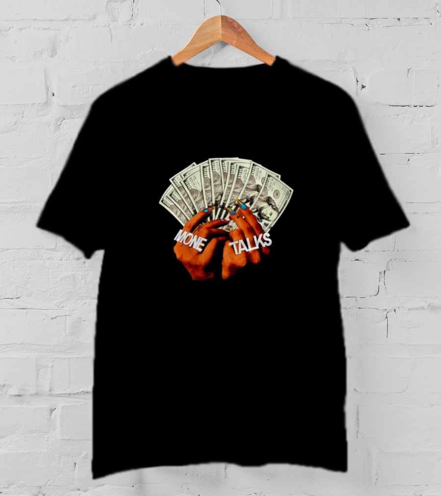 Mone Talks Mercedes Moné Cash Fan Rings T-Shirt
