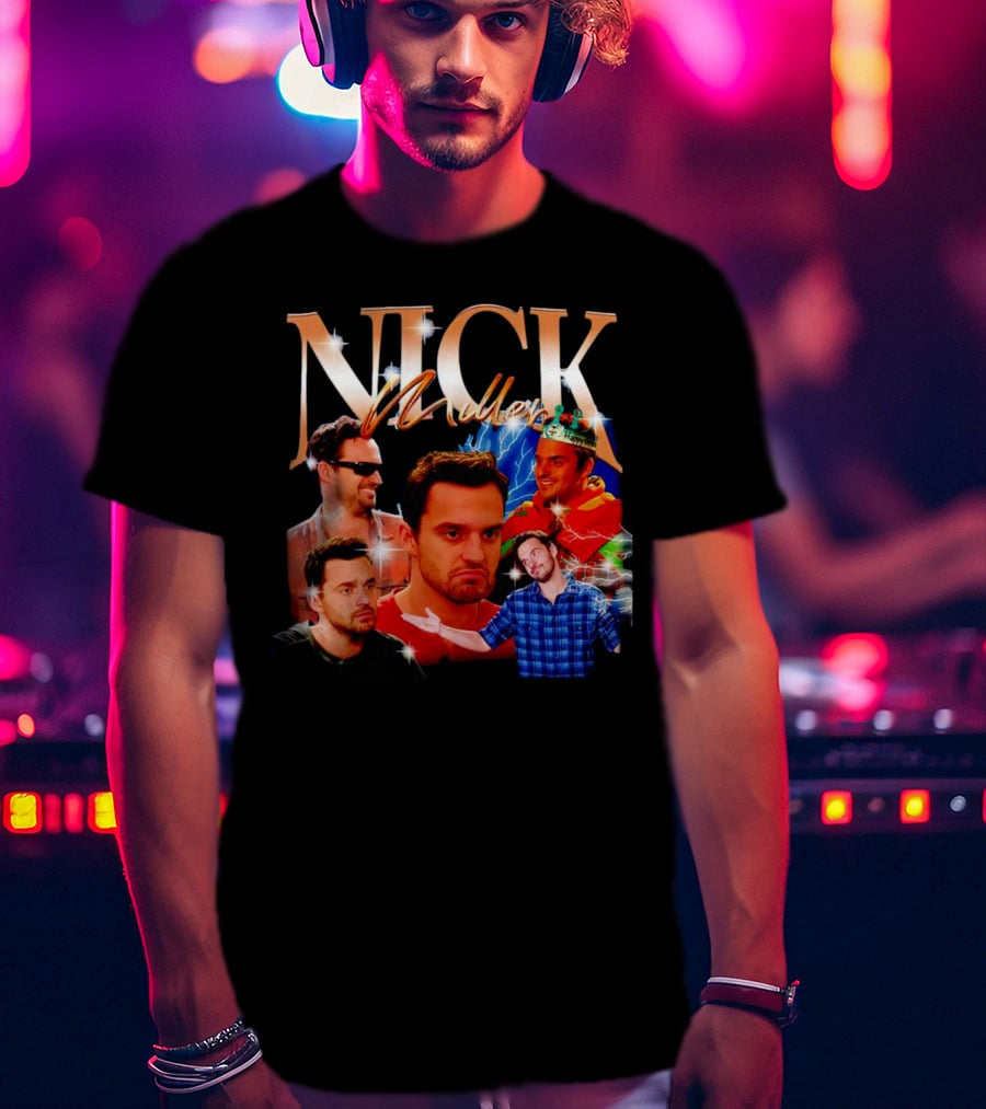 Nick Miller 90s Collage T-Shirt