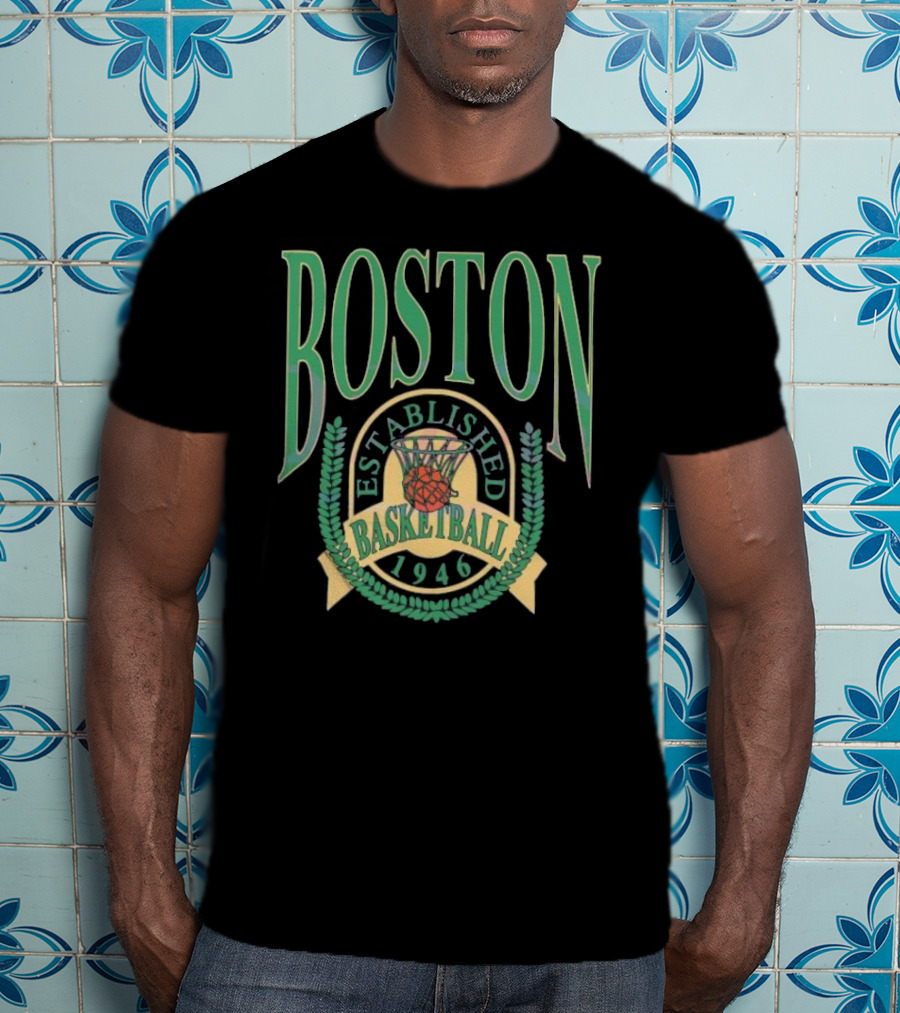 Boston Celtics Established Basketball 1946 NBA Season T-Shirt