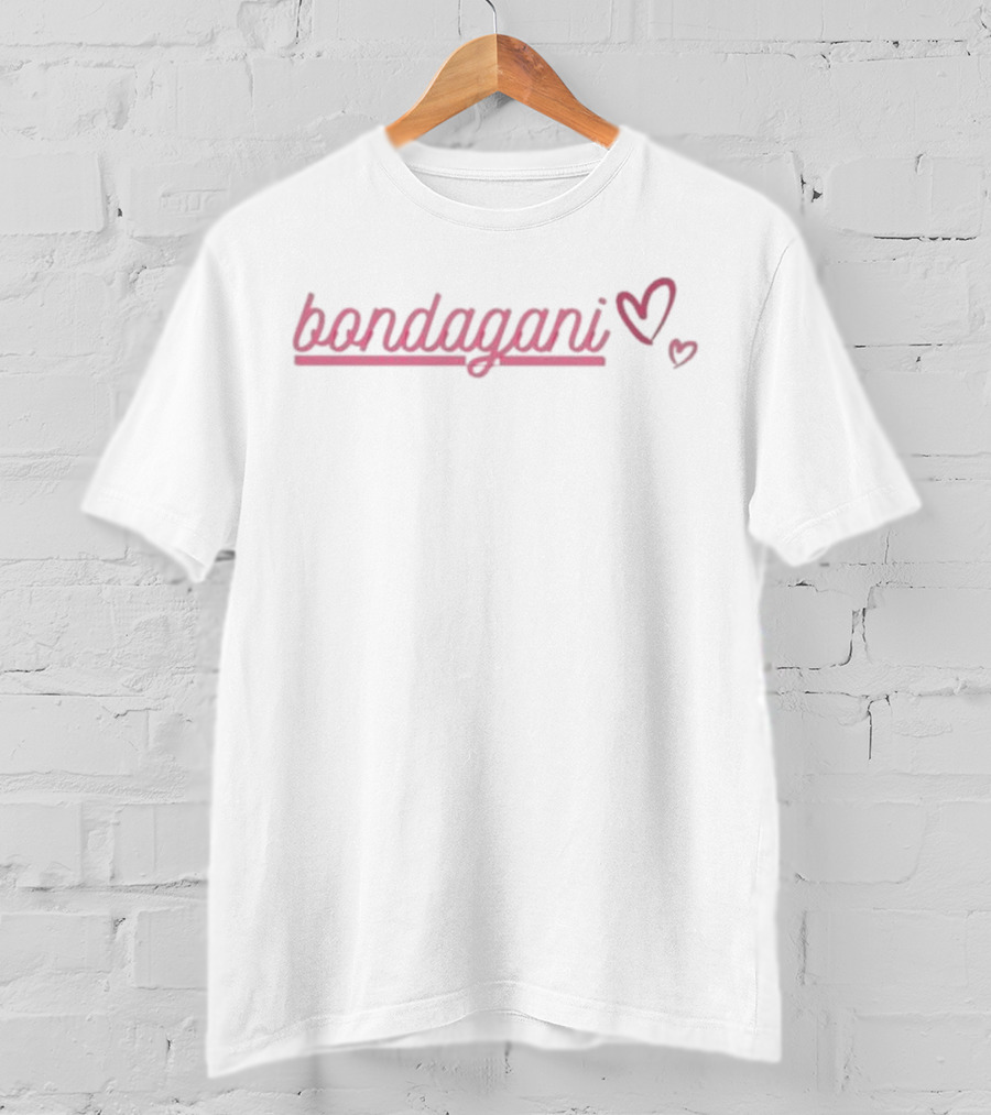 Bondagani Heart Script T-Shirt