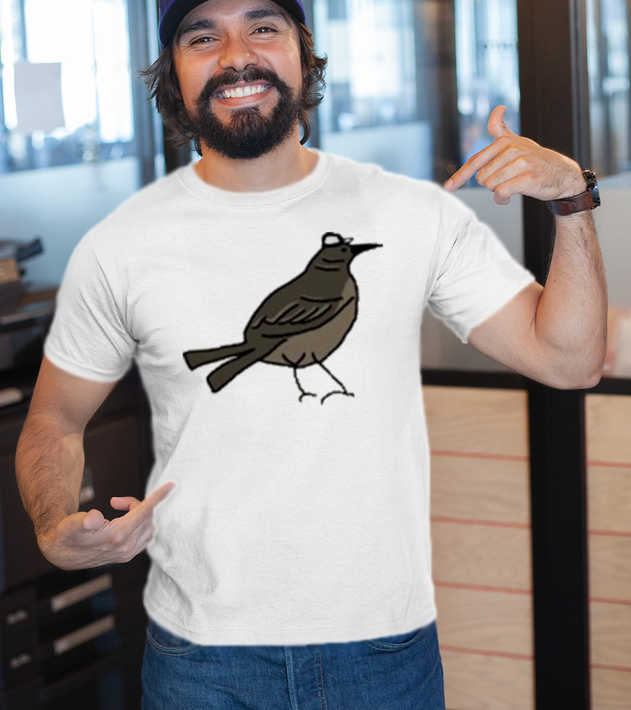 Dallas Stars Mr. Mockingbird Victory Green Bird T-Shirt