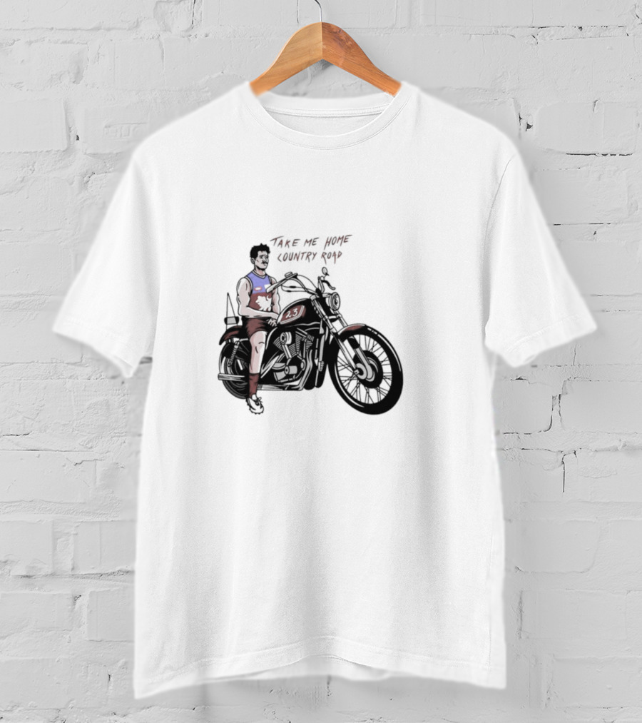 Take Me Home Country Road Motorcycle Rider T-Shirt