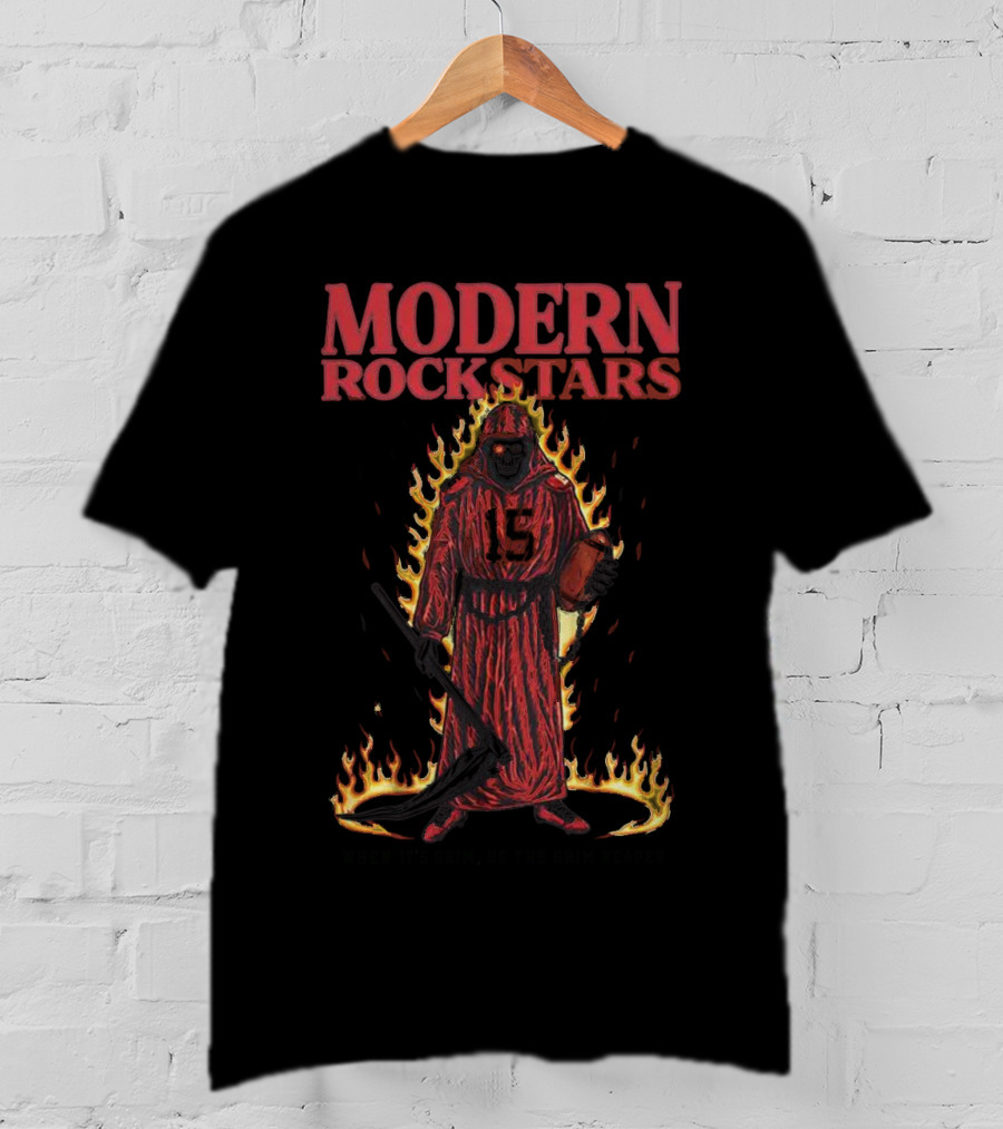 Modern Rockstars When It's Grim Be The Grim Reaper Patrick Mahomes T-Shirt
