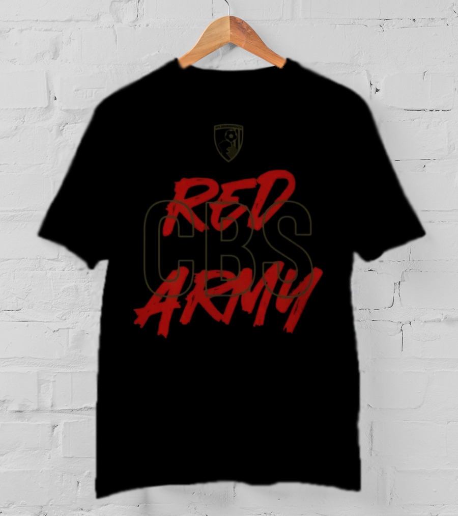 CBS Red Army Football Club Badge T-Shirt