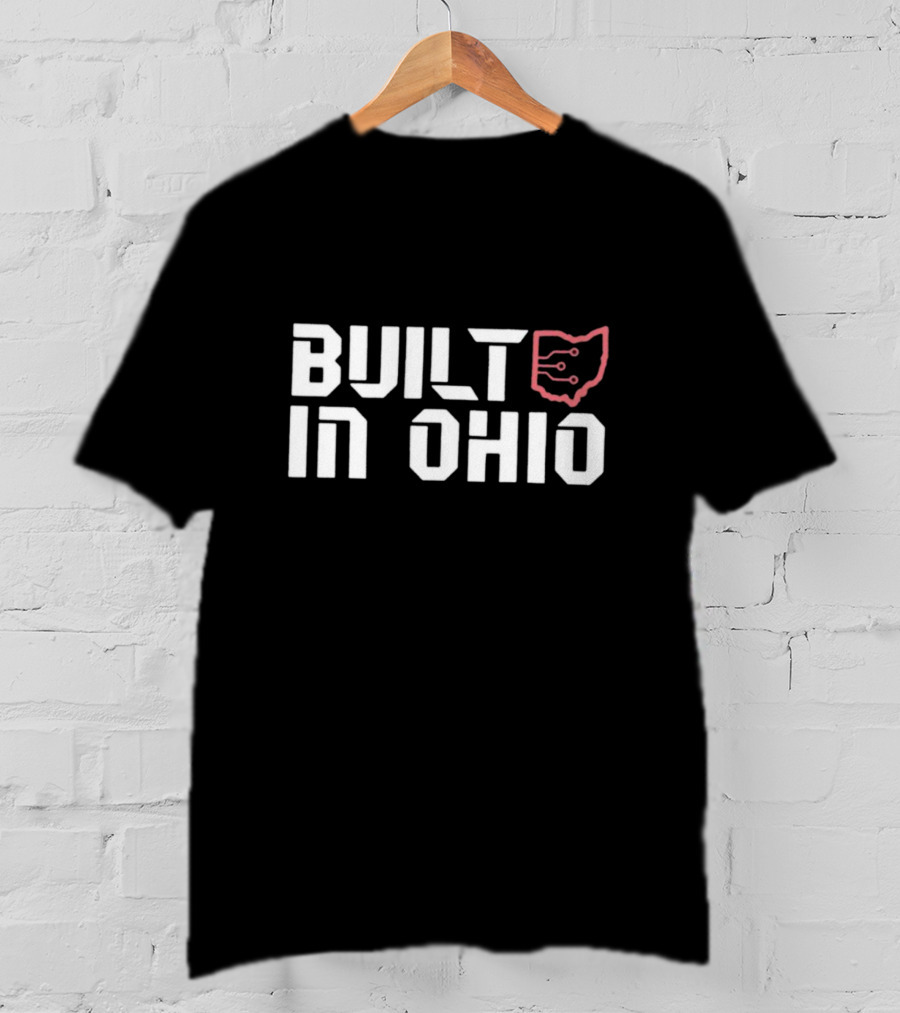 Built In Ohio Tech Circuit T-Shirt