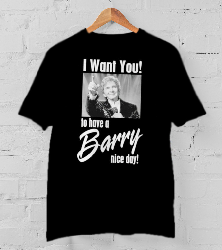 I Want You To Have A Barry Nice Day Pointing Gesture T-Shirt