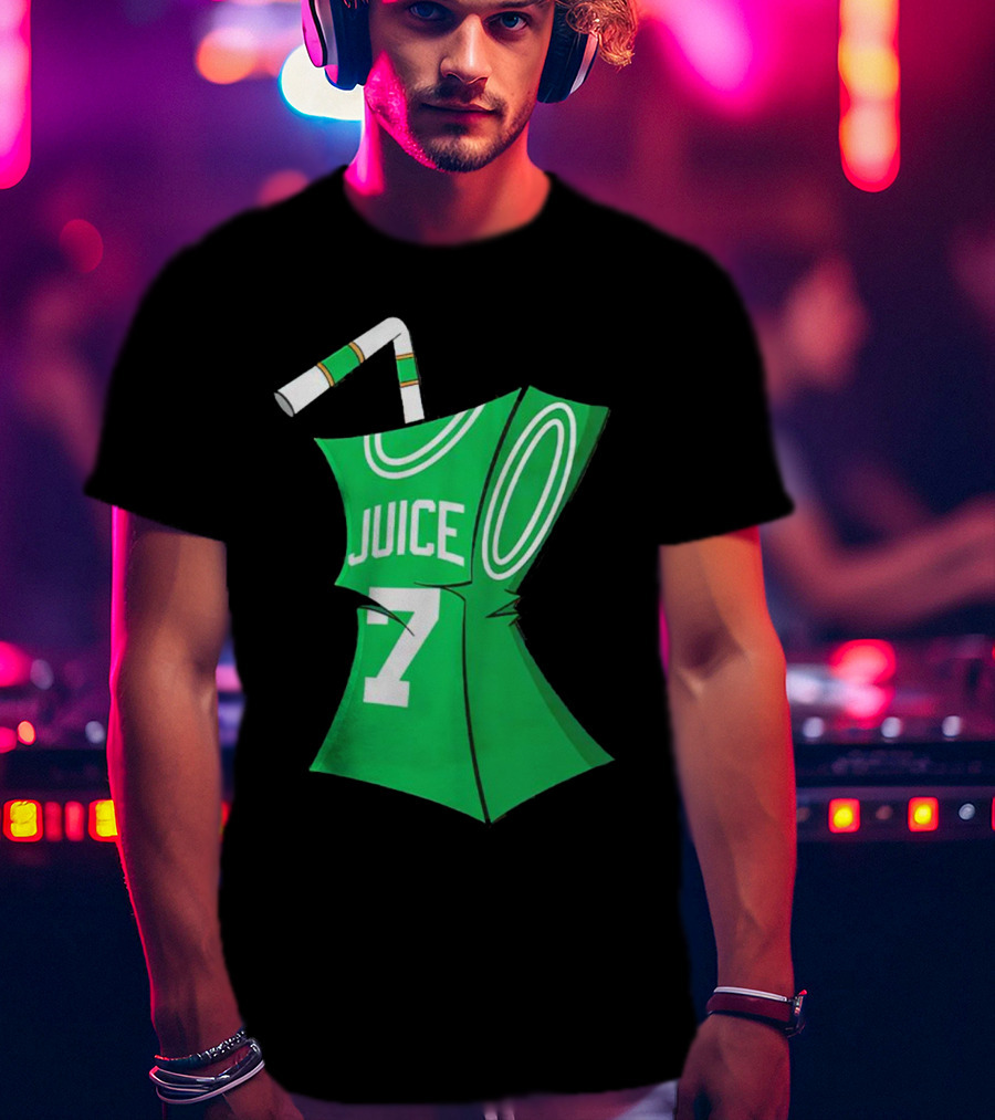 Juice Number 7 Jaylen Brown Boston Celtics Jersey T-Shirt