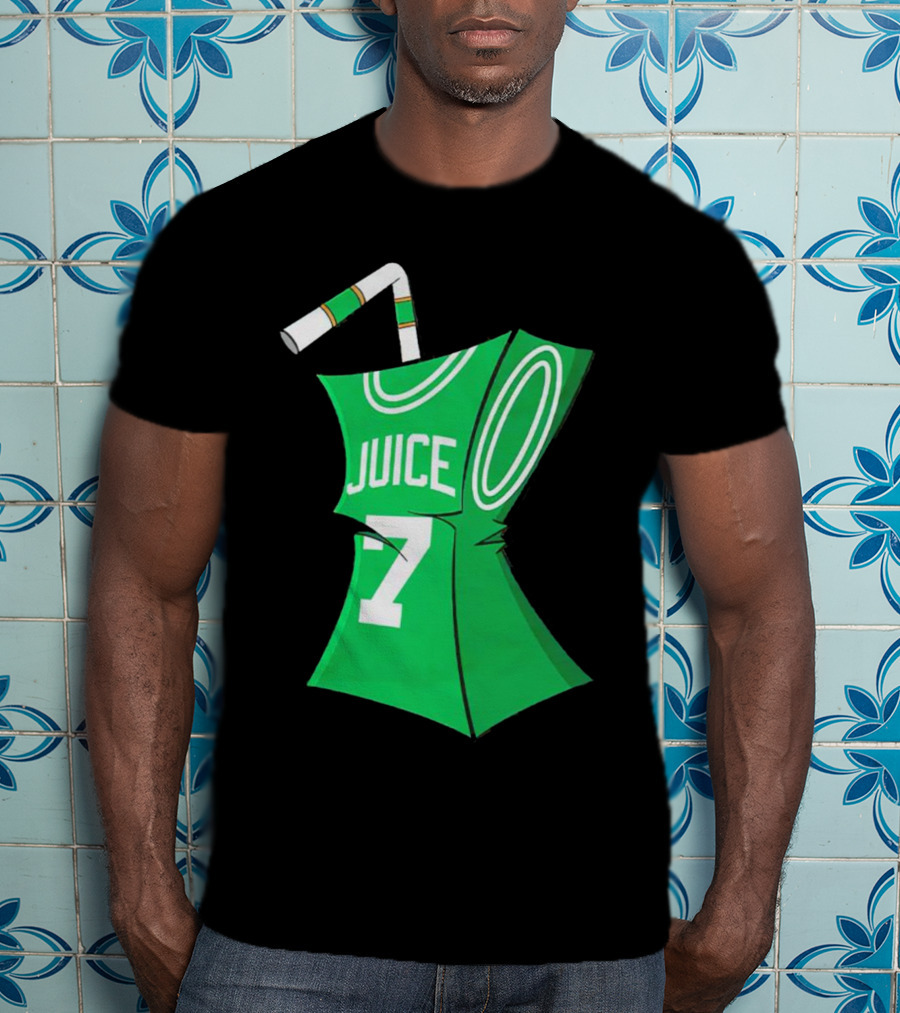 Juice Number 7 Jaylen Brown Boston Celtics Jersey T-Shirt