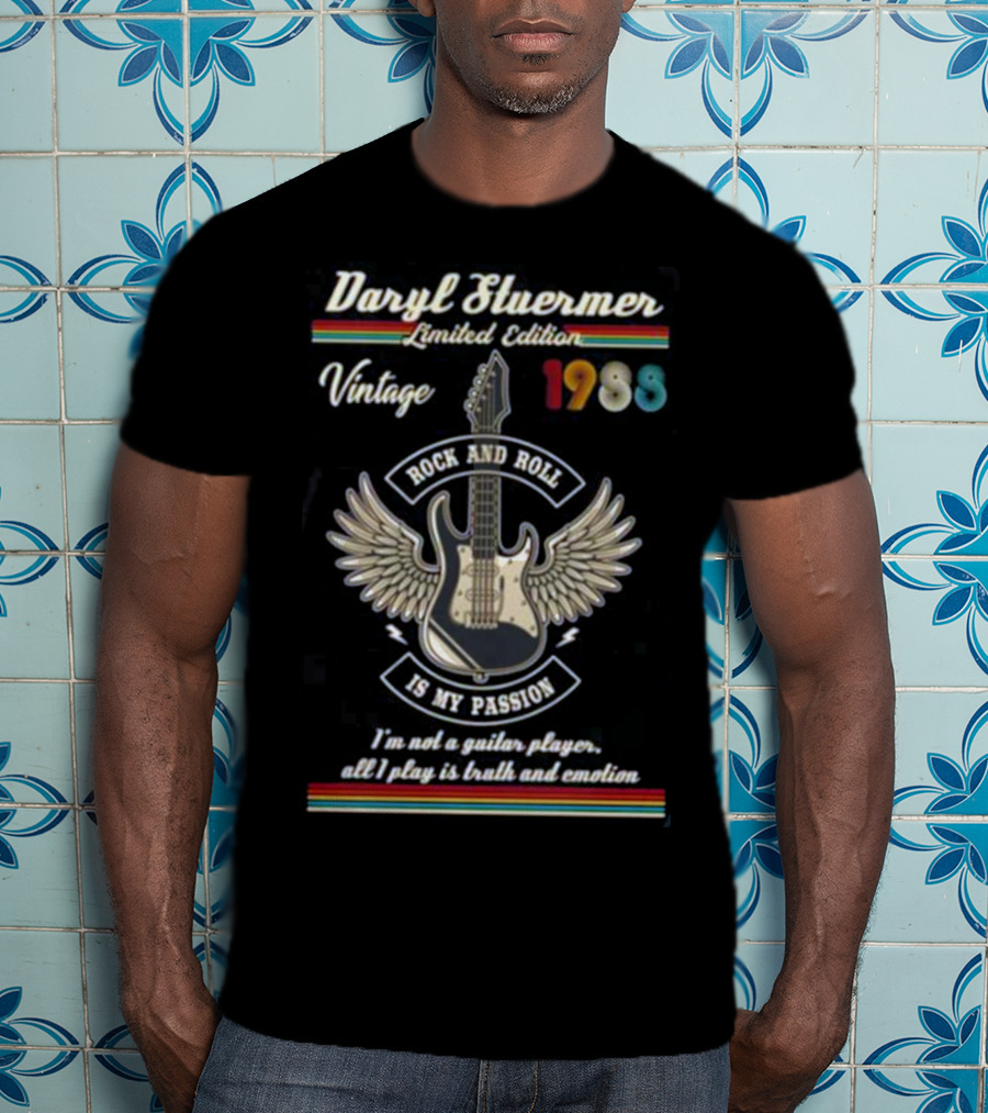 Daryl Stuermer Vintage 1988 Rock And Roll Is My Passion T-Shirt
