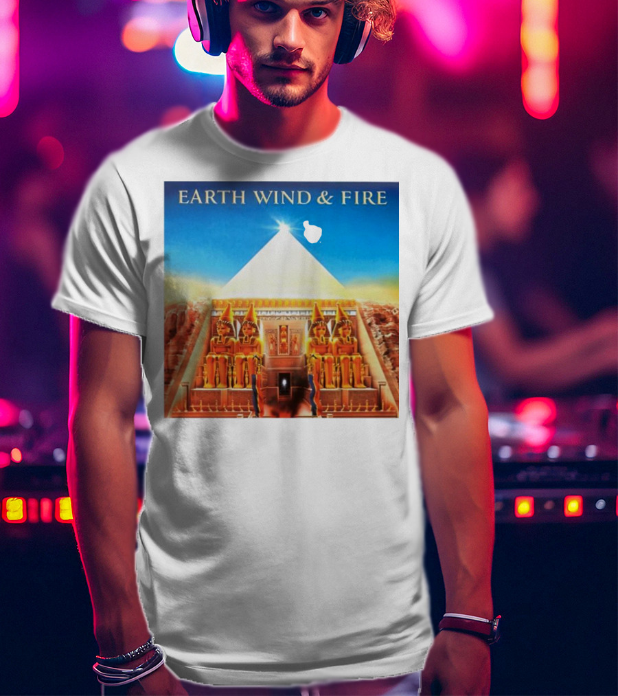 Earth Wind And Fire Pyramid And Sphinx T-Shirt