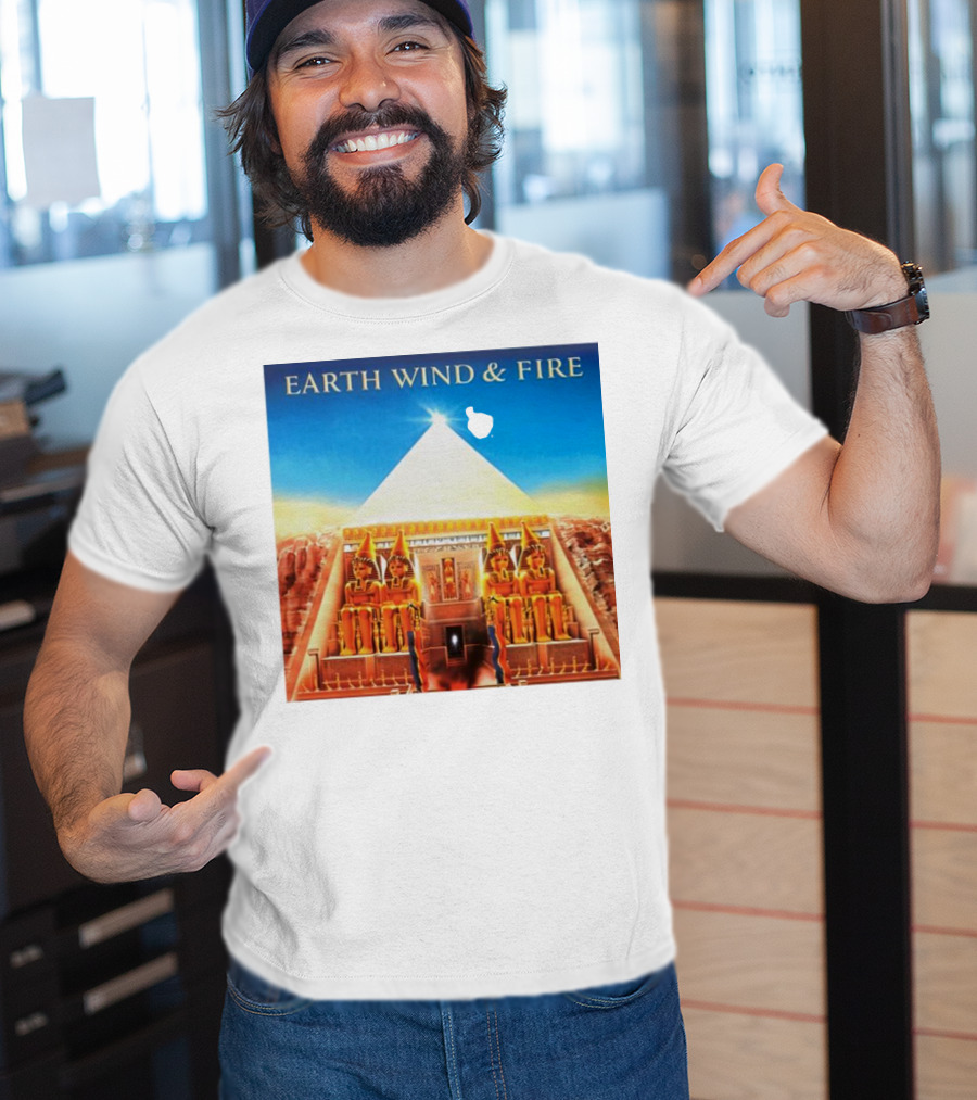 Earth Wind And Fire Pyramid And Sphinx T-Shirt