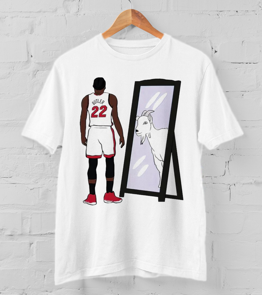 Jimmy Butler 22 Mirror Reflection Goat T-Shirt