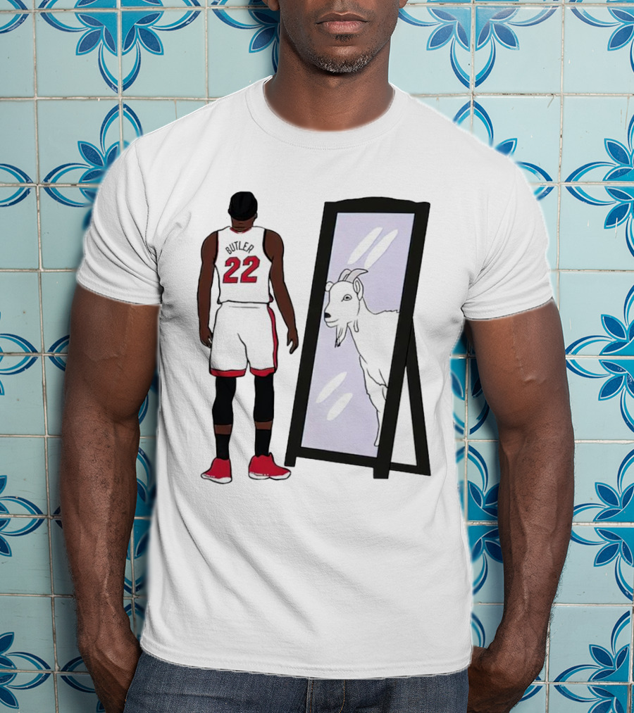 Jimmy Butler 22 Mirror Reflection Goat T-Shirt
