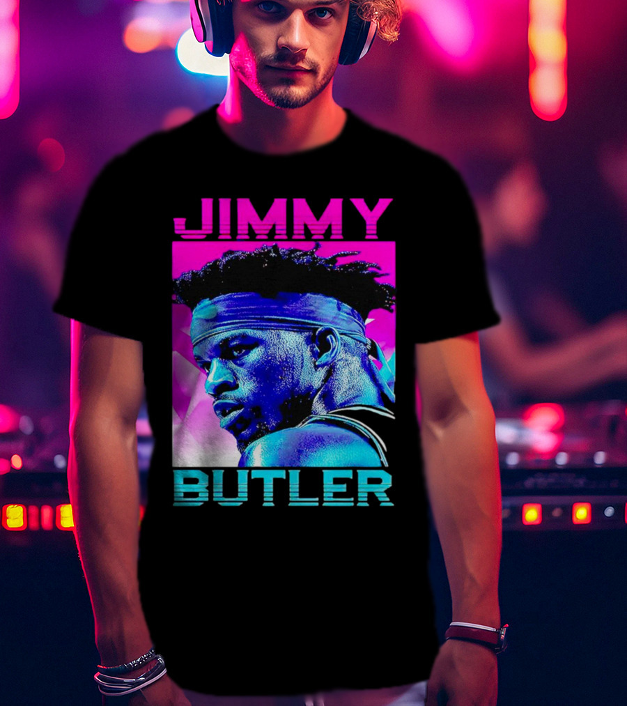 Jimmy Butler Retro Neon T-Shirt