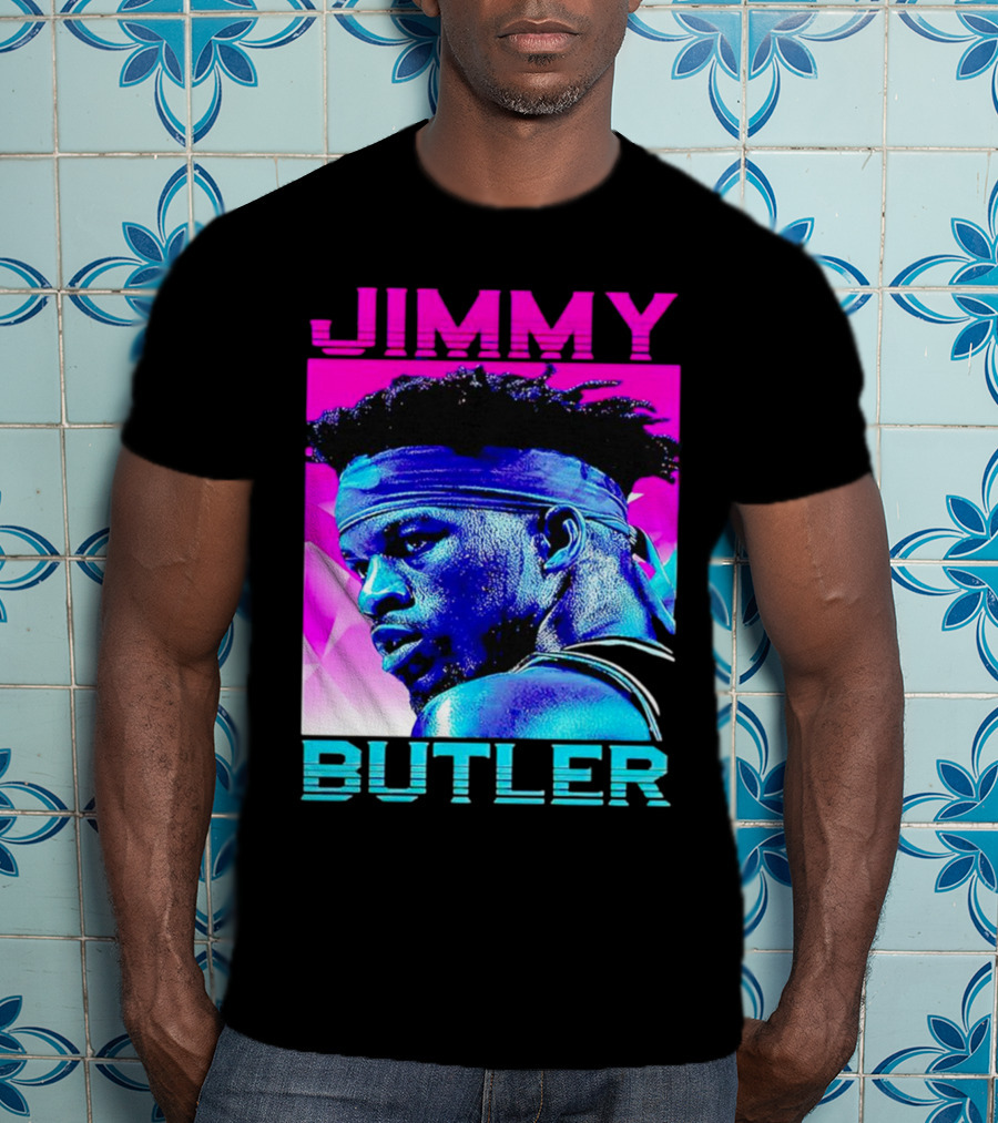 Jimmy Butler Retro Neon T-Shirt
