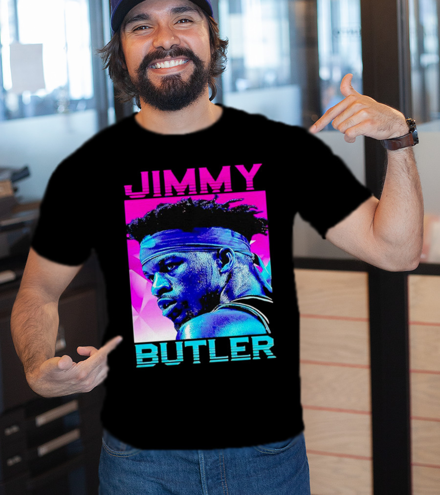 Jimmy Butler Retro Neon T-Shirt