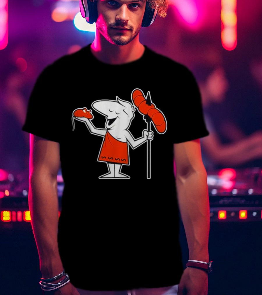 Shark Robot Little Zach Flintstones Dino Mouse Spear T-Shirt