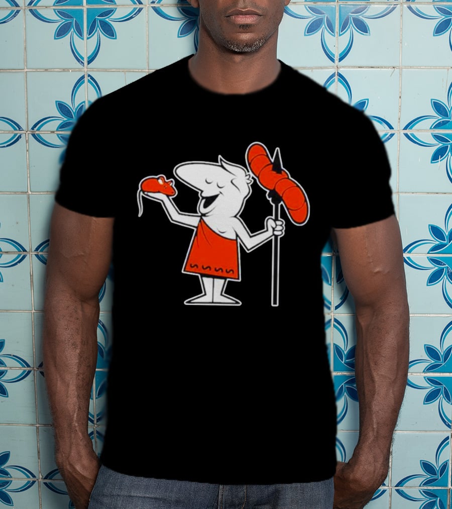 Shark Robot Little Zach Flintstones Dino Mouse Spear T-Shirt