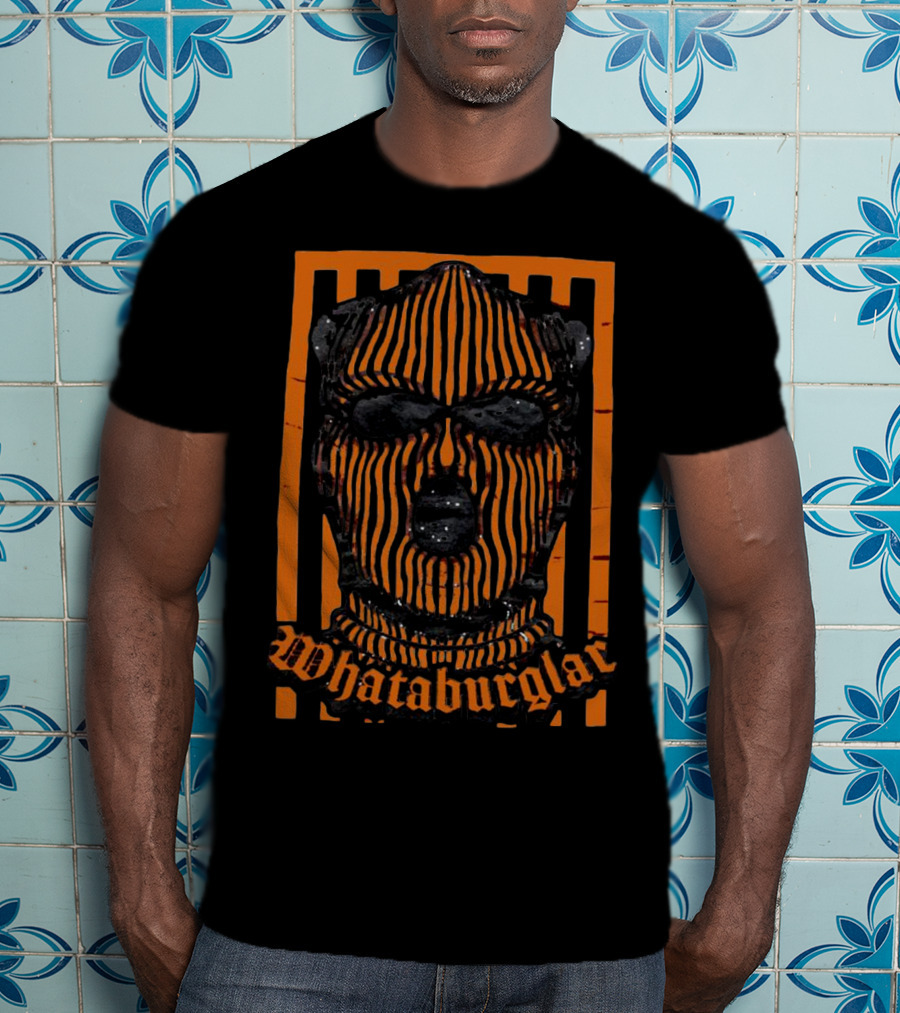 Whataburglar Striped Masked Figure T-Shirt
