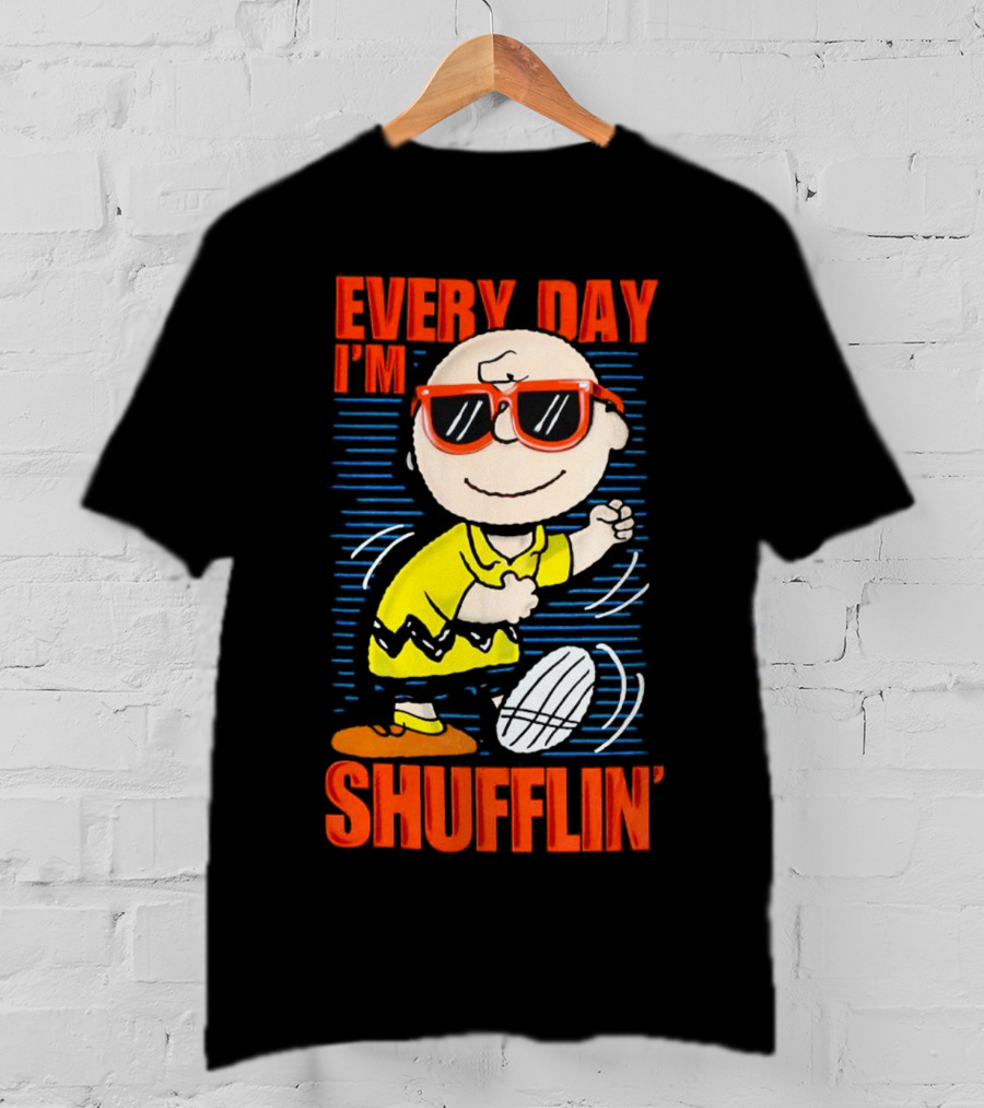 Charlie Brown Every Day I’m Shufflin’ Sunglasses Dance T-Shirt