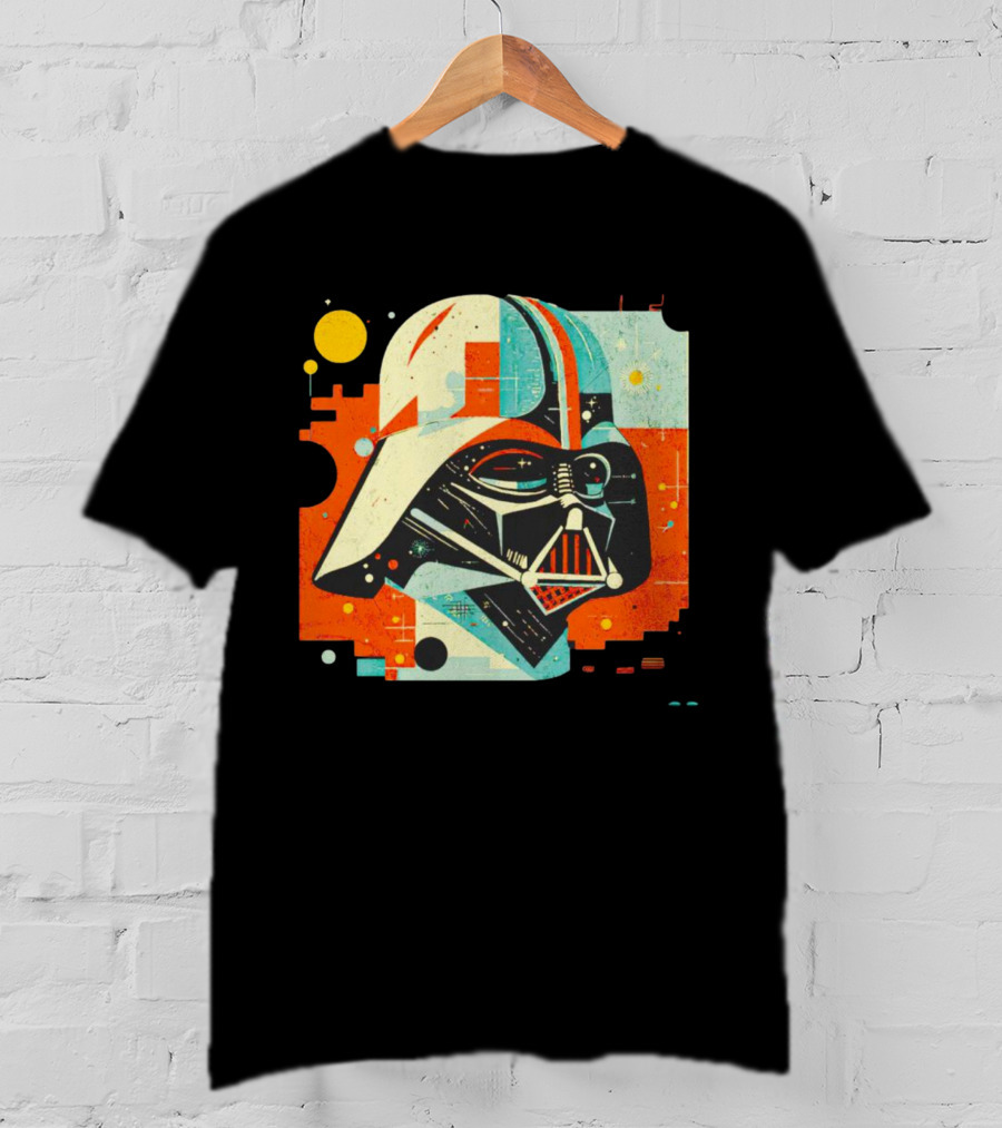 Darth Vader Dark Helmet Pop Art Retro T-Shirt
