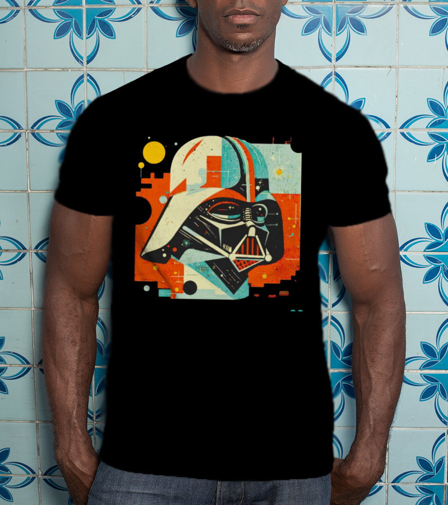 Darth Vader Dark Helmet Pop Art Retro T-Shirt
