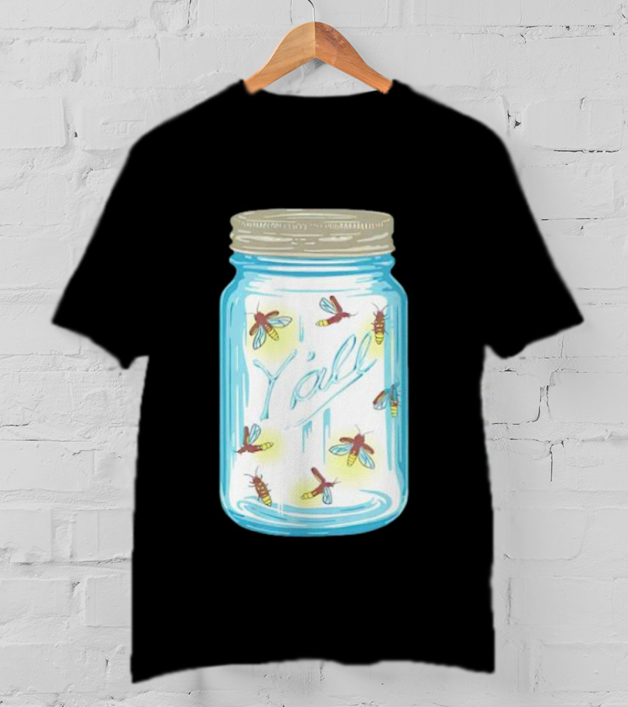 Y’all Kyforky Fireflies In Mason Jar T-Shirt