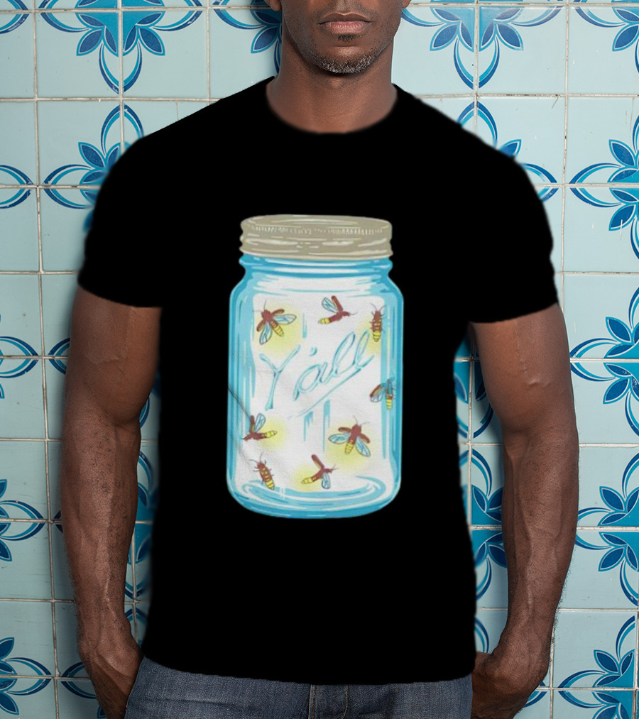 Y’all Kyforky Fireflies In Mason Jar T-Shirt