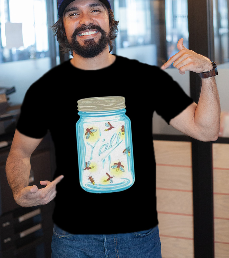 Y’all Kyforky Fireflies In Mason Jar T-Shirt