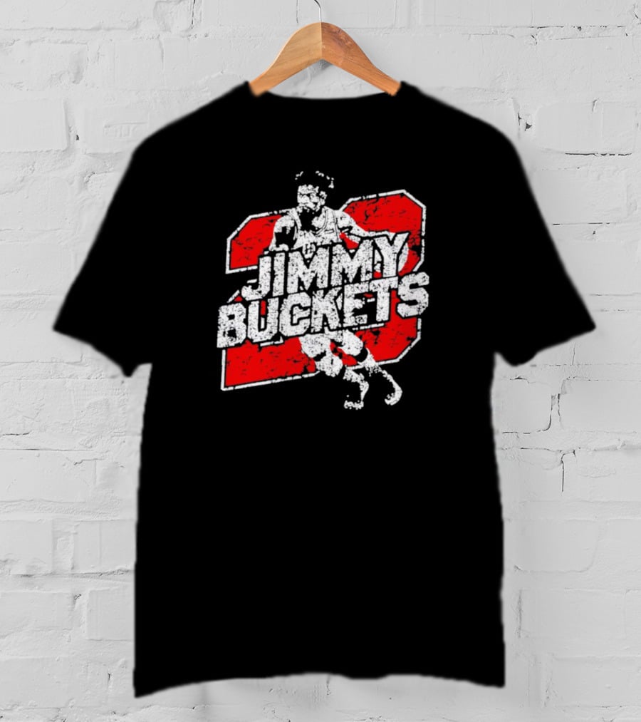 Jimmy Buckets Basketball Retro Athletic Style Player Number T-Shirt