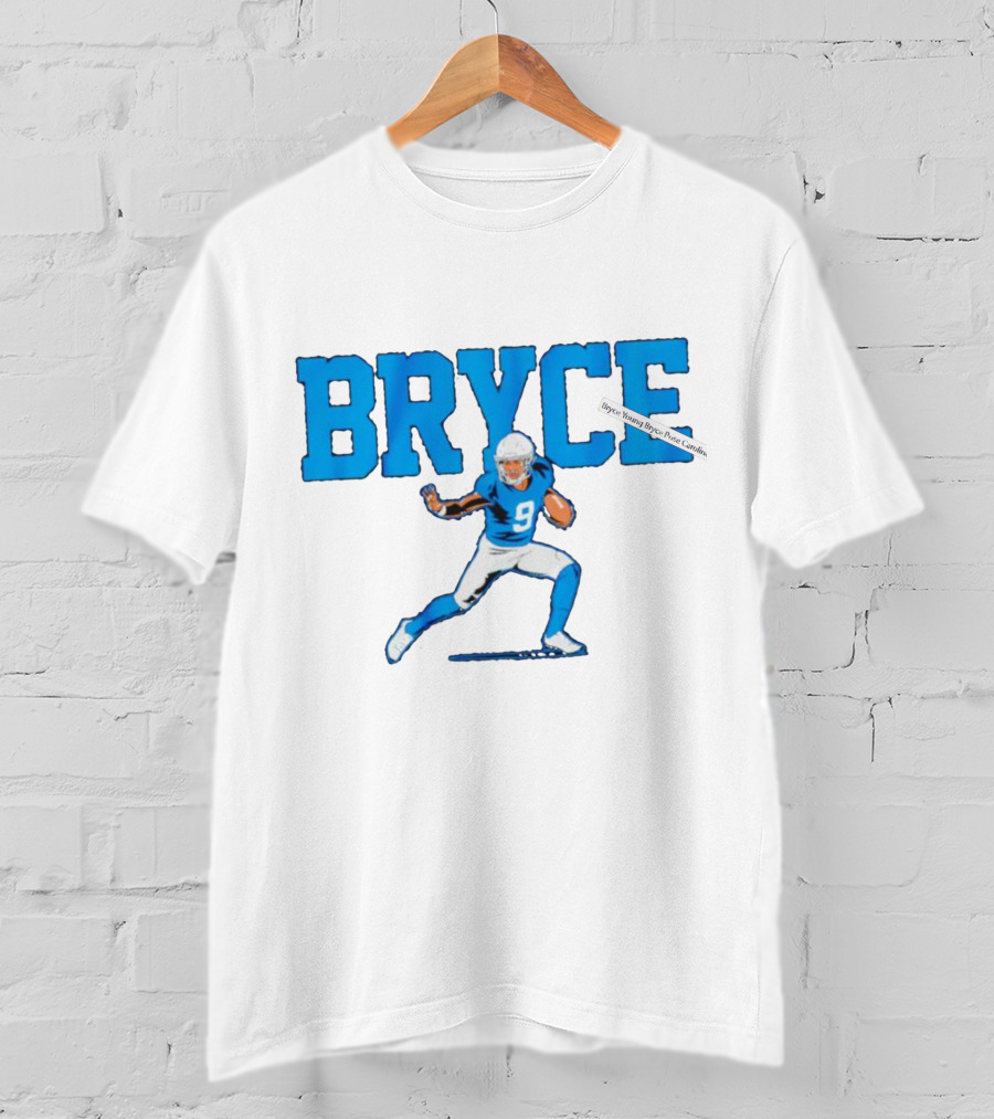 Bryce Young Pose Carolina Panthers Football T-Shirt
