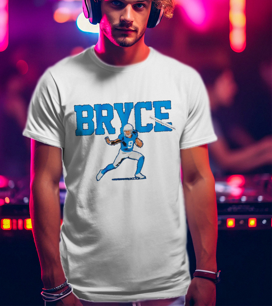 Bryce Young Pose Carolina Panthers Football T-Shirt