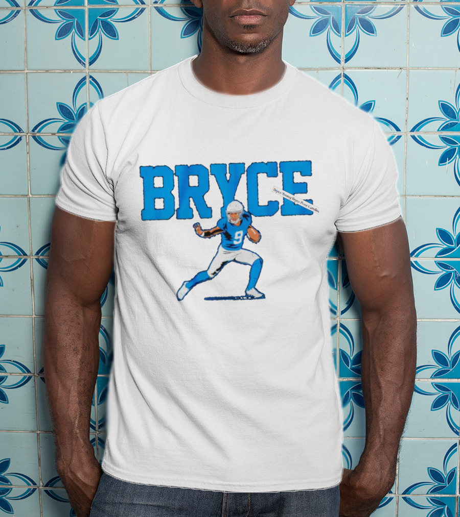 Bryce Young Pose Carolina Panthers Football T-Shirt