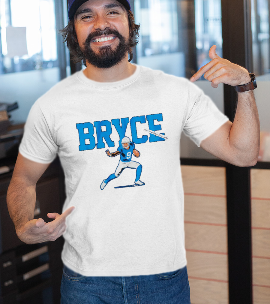 Bryce Young Pose Carolina Panthers Football T-Shirt
