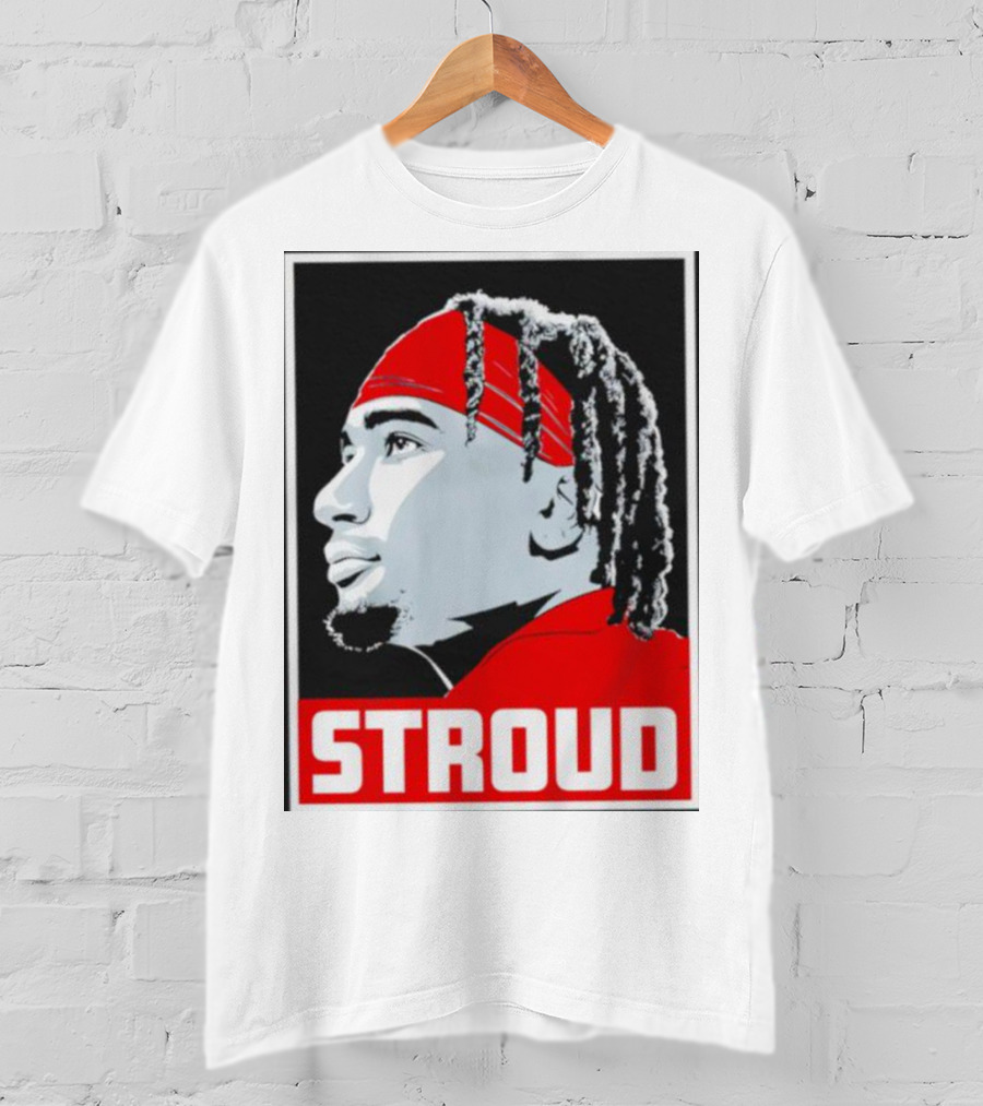 C.J. Stroud Ohio State Buckeyes Portrait Stroud T-Shirt