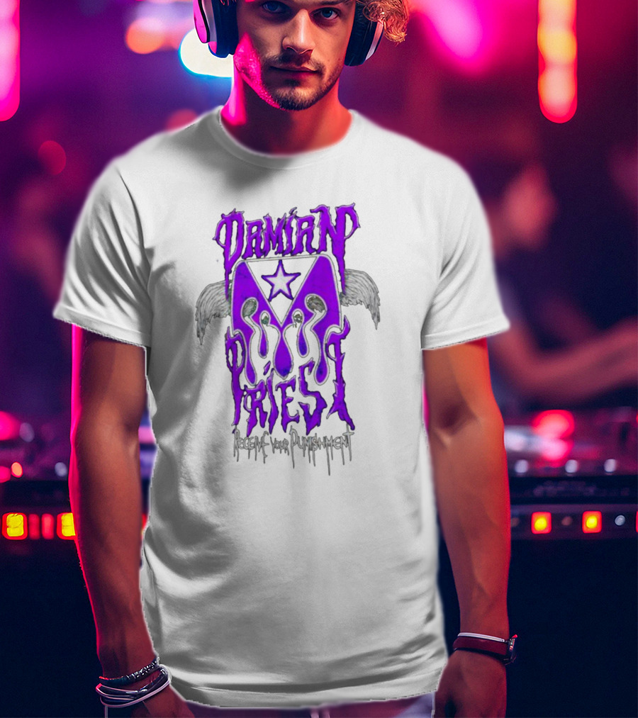 Damian Priest Receive Your Punishment Wings Star Iconic T-Shirt