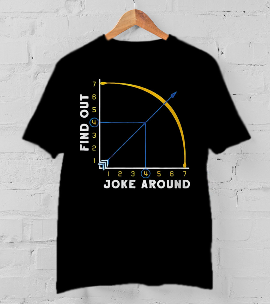 Denver Nuggets Joke Around Find Out Graph Chart T-Shirt