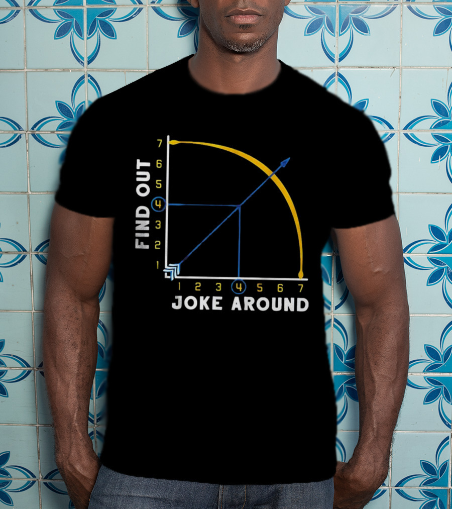 Denver Nuggets Joke Around Find Out Graph Chart T-Shirt