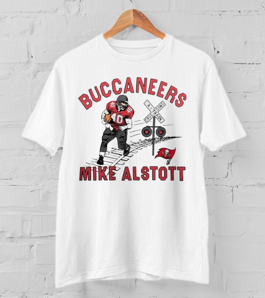 Buccaneers Mike Alstott A-Train Crossing T-Shirt