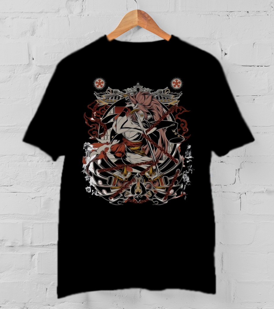 Guilty Gear Baiken Samurai Warrior Character Fantasy T-Shirt