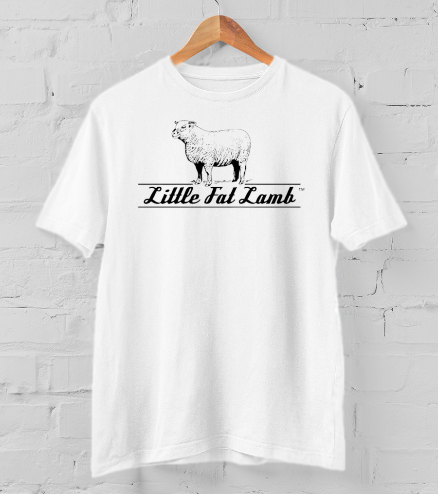 Little Fat Lamb Vintage Style Sheep T-Shirt